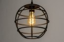 Pendelleuchte 73320: Industrielook, modern, Metall, schwarz #4