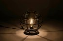 Lampe de chevet 73323: look industriel, moderne, acier, noir #1