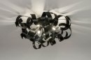 Plafondlamp 73337: modern, aluminium, geschuurd aluminium, metaal #1