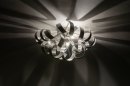 Plafondlamp 73340: modern, aluminium, geschuurd aluminium, metaal #2
