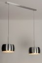 Hanglamp 73344: sale, design, modern, geschuurd aluminium #1