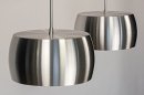 Hanglamp 73344: sale, design, modern, geschuurd aluminium #5