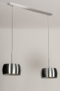 Hanglamp 73344: sale, design, modern, geschuurd aluminium #6