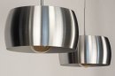 Hanglamp 73344: sale, design, modern, geschuurd aluminium #7