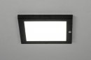 Plafondlamp 73353: modern, kunststof, zwart, mat #2