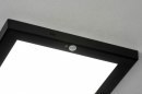 Plafondlamp 73353: modern, kunststof, zwart, mat #5