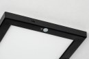 Plafondlamp 73353: modern, kunststof, zwart, mat #6