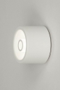 Foto 73354-6: Kleine witte badkamer plafondlamp van metaal