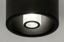 Plafondlamp 73355: design, modern, metaal, zwart #4
