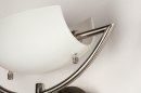 Wandlamp 73361: modern, eigentijds klassiek, glas, wit opaalglas #7