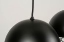 Hanglamp 73402: modern, retro, metaal, zwart #12