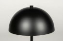 Foto 73406-4: Schwarze Metall-Tischlampe 