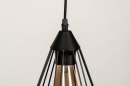 Hanglamp 73407: modern, metaal, zwart, mat #10
