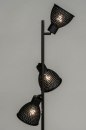 Floor lamp 73427: rustic, modern, metal, black #5