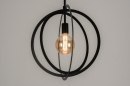 Pendelleuchte 73432: modern, Metall, schwarz, matt #2