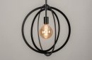 Hanglamp 73432: modern, metaal, zwart, mat #4