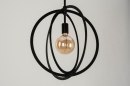 Pendelleuchte 73432: modern, Metall, schwarz, matt #7