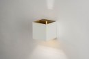 Wandlamp 73440: modern, aluminium, metaal, wit #5