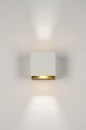 Wandlamp 73440: modern, aluminium, metaal, wit #6