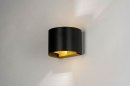 Wandlamp 73445: modern, aluminium, metaal, zwart #3