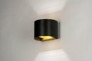Wandlamp 73445: modern, aluminium, metaal, zwart #4