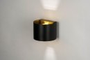 Wandlamp 73445: modern, aluminium, metaal, zwart #5