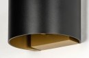 Wandlamp 73445: modern, aluminium, metaal, zwart #9