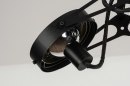 Foto 73451-12: Hi-Tech Studio Straler in de kleur mat zwart met G9 aansluitingen, geschikt voor vervangbaar led.