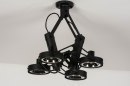 Foto 73452-5: Hi-Tech Studio Straler in de kleur mat zwart met G9 aansluitingen, geschikt voor vervangbaar led.
