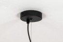 Foto 73462-8: Hanglamp met grote bol van rookglas