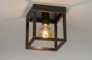 Plafonnier 73499: look industriel, moderne, lampes costauds, acier #3