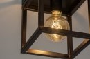 Plafonnier 73499: look industriel, moderne, lampes costauds, acier #7