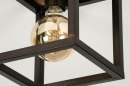Plafondlamp 73500: industrieel, landelijk, modern, hout #8