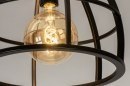 Plafonnier 73505: look industriel, rural rustique, moderne, lampes costauds #6