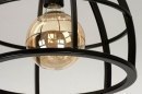 Plafonnier 73505: look industriel, rural rustique, moderne, lampes costauds #7