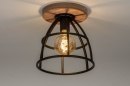 Plafondlamp 73506: industrieel, landelijk, modern, stoer #4