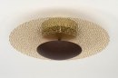 Plafondlamp 73526: klassiek, eigentijds klassiek, messing, metaal #3