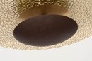 Plafondlamp 73526: klassiek, eigentijds klassiek, messing, metaal #4