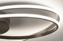 Ceiling lamp 73530: modern, stainless steel, metal, steel gray #7