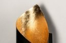 Wandleuchte 73541: modern, Metall, schwarz, Gold #8