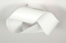 Plafondlamp 73542: modern, retro, metaal, wit #4