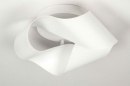 Plafondlamp 73542: modern, retro, metaal, wit #5