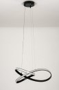 Hanglamp 73557: modern, aluminium, metaal, zwart #5