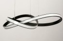 Hanglamp 73557: modern, aluminium, metaal, zwart #7