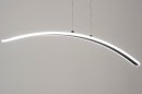 Hanglamp 73566: sale, modern, aluminium, geschuurd aluminium #2