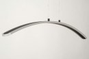 Hanglamp 73566: sale, modern, aluminium, geschuurd aluminium #6