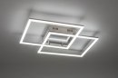 Plafondlamp 73568: sale, modern, staal rvs, metaal #1
