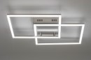 Plafondlamp 73568: sale, modern, staal rvs, metaal #5