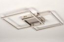 Plafondlamp 73568: sale, modern, staal rvs, metaal #6