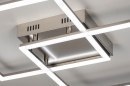 Plafondlamp 73568: sale, modern, staal rvs, metaal #7